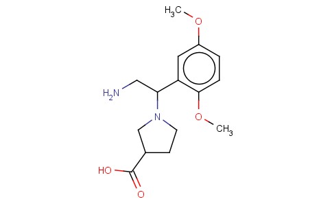 1-[2-AMINO-1-(2,5-DIMETHOXY-PHENYL)-ETHYL]-PYRROLIDINE-3-CARBOXYLIC ACID